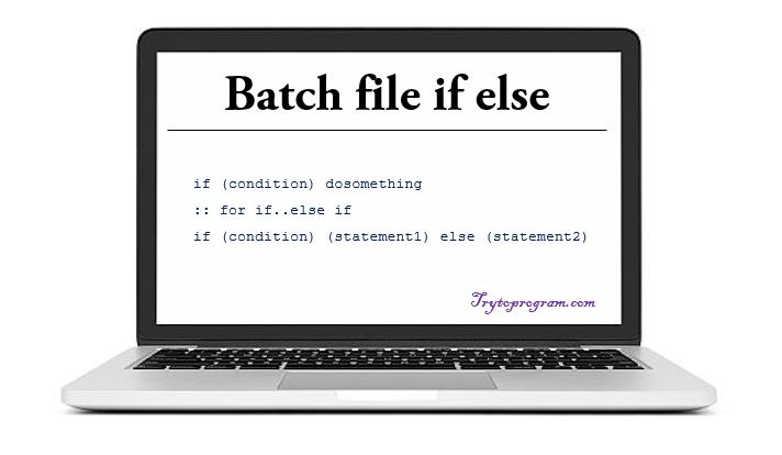 if else batch file