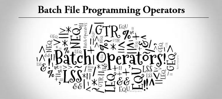 batch file programming operators