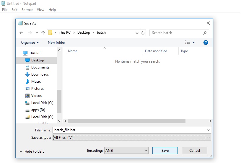 Creating a batch file and batch processing of CMD commands - IONOS CA