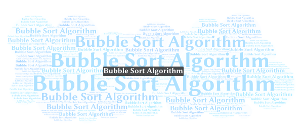 bubble sort algorithm