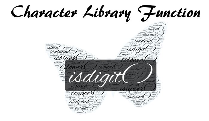 C library function isdigit( )