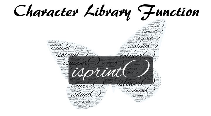 C Library Function isprint( ) 