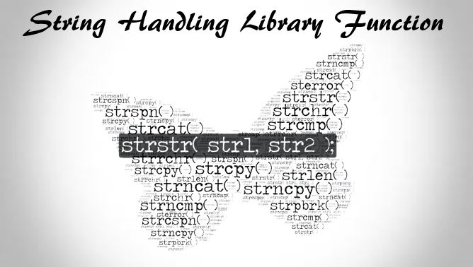 c string library function strstr( )