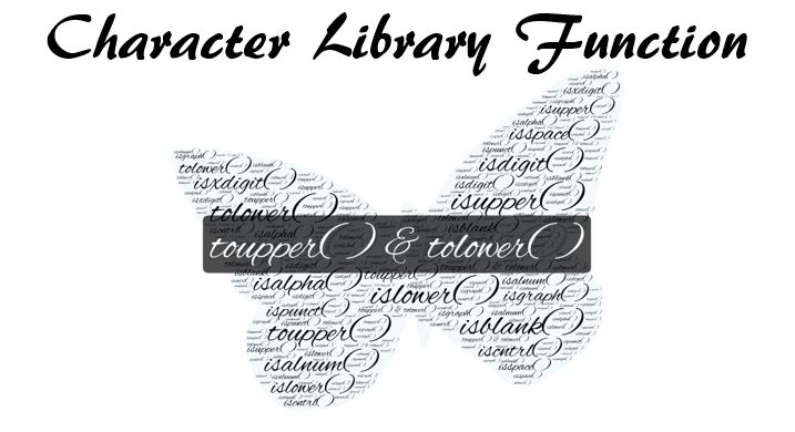 C Library Function toupper() and tolower()