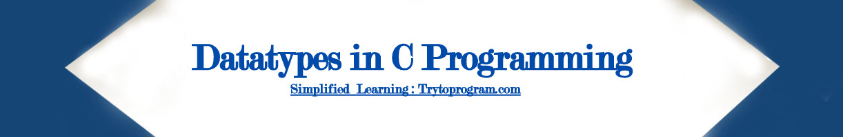 c programming datatypes