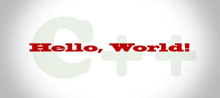 C++ Hello World Program