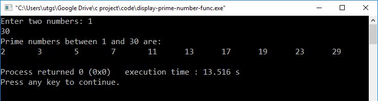 prime number function