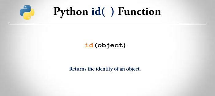 python id() function