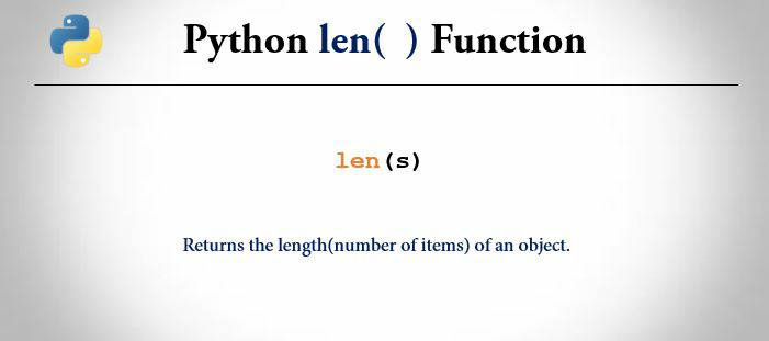 python len() function