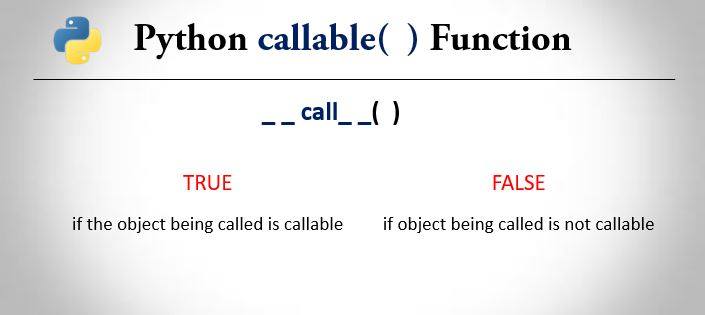 python callable() function