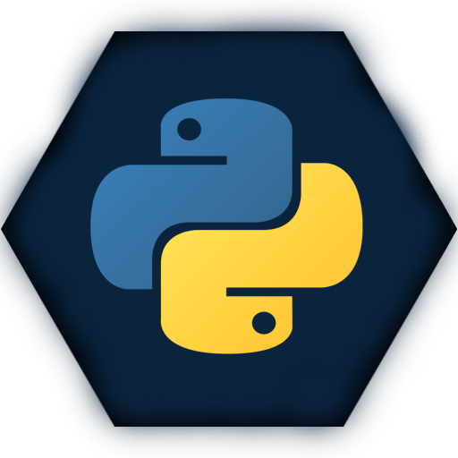 Python programming language logo