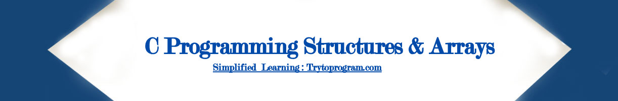 c programming structure and arrays