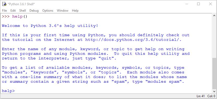 Python help() Function - Example And Explanation | Trytoprogram